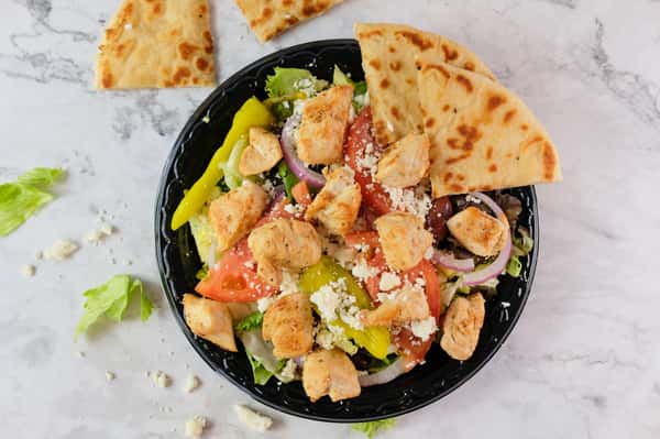 Salad with Falafel
