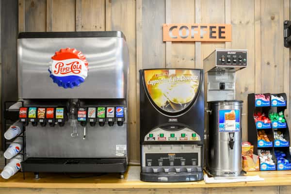 Harmony Korner interior drink station