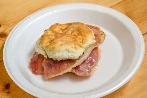 country ham biscuit