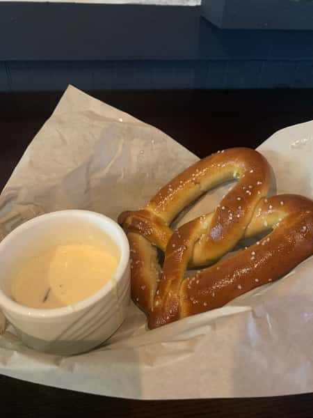 Pretzel with cheese