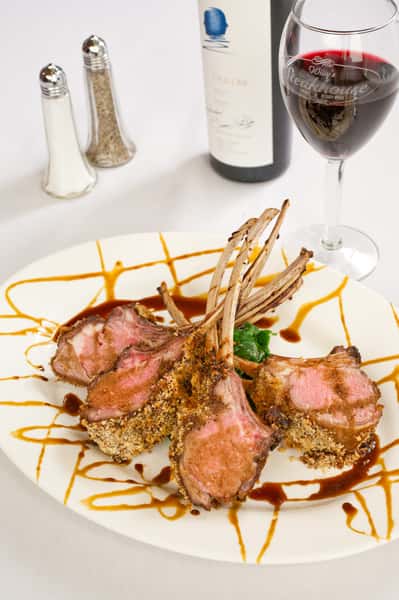artistic steak entree