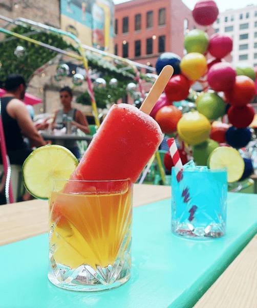 cocktails and popsicles