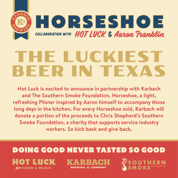 12. Horseshoe Pilsner 4.5% | 30 IBU
