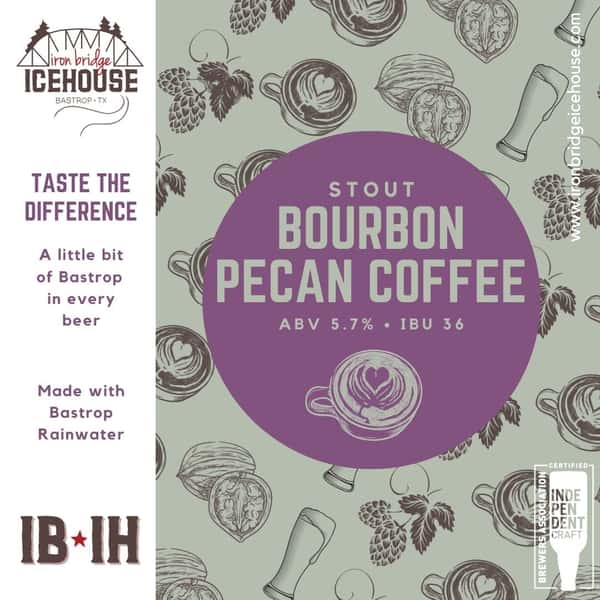 9. Bourbon Pecan Coffee Stout 5.7% | 36 IBU