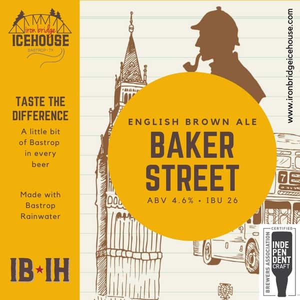 11. Baker Street™ English Brown Ale 4.6% | 22 IBU