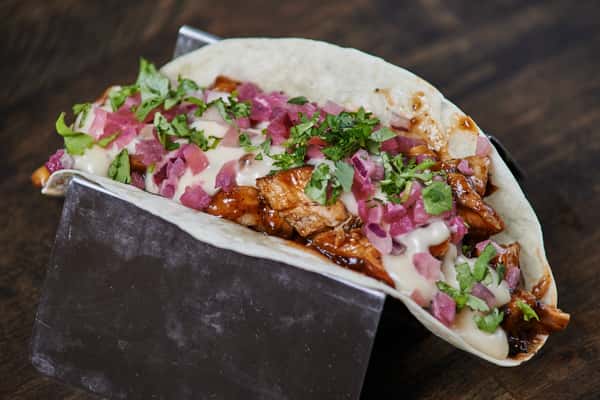 BBQ Chicken Pizza Taco