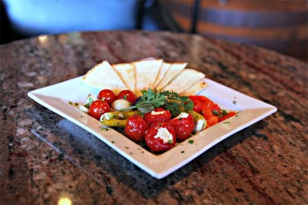 roasted red peppers