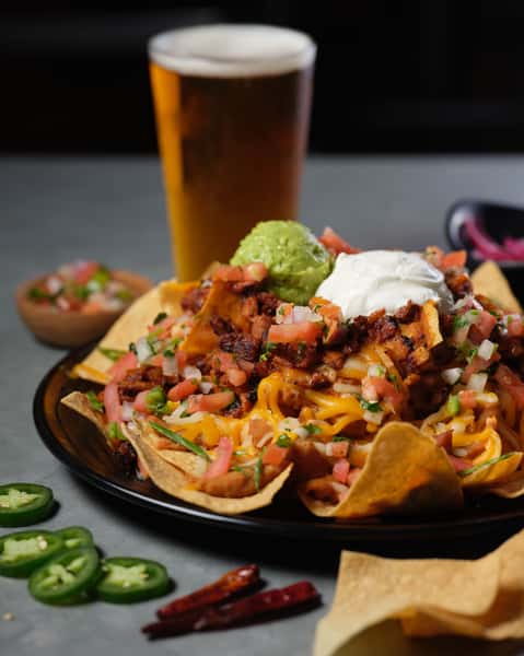 nachos and beer