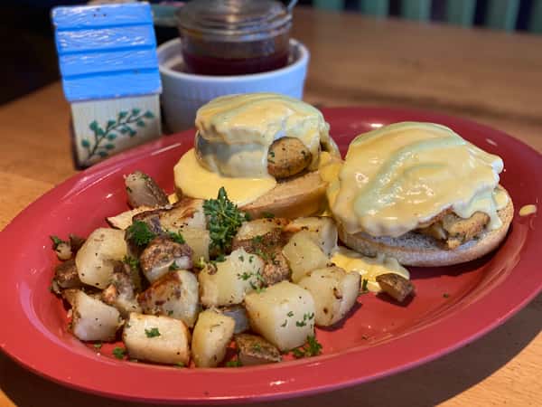 *Crabcake Benedict