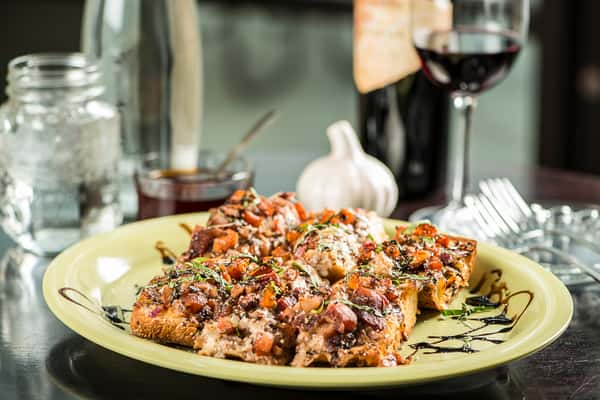 Cheesy Bruschetta