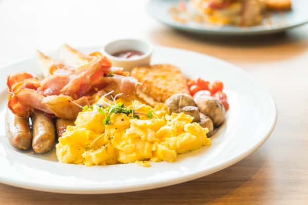breakfast plate