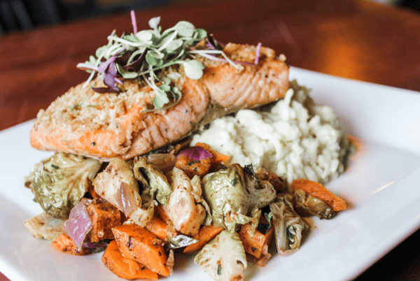 Panko Crusted Salmon