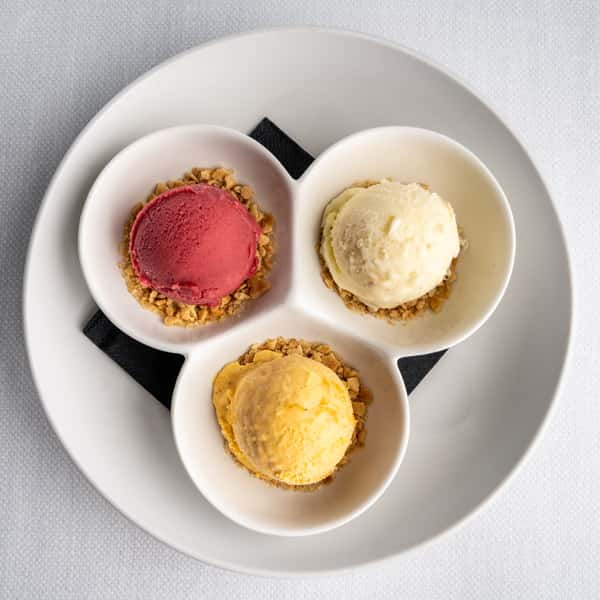 Homemade Ice Cream Trio - Dessert Menu - Grille 620