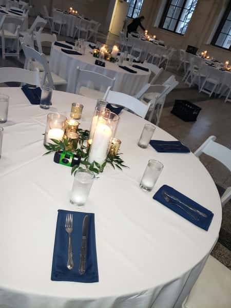 table set up