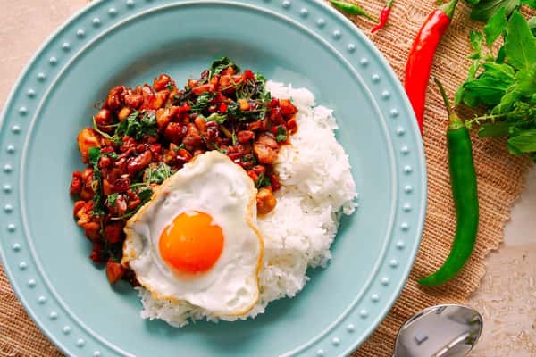 Basil Fried Egg