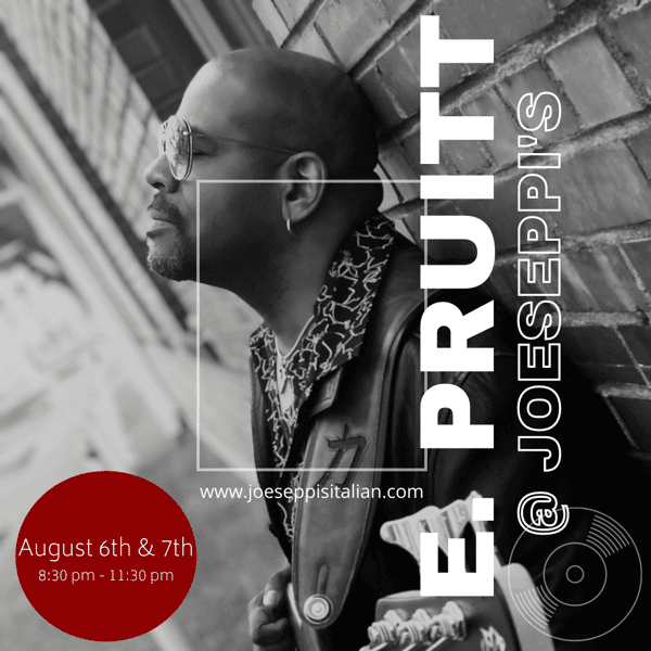 E Pruitt performing live at Joeseppi's Italian Ristorante in Tacoma, WA