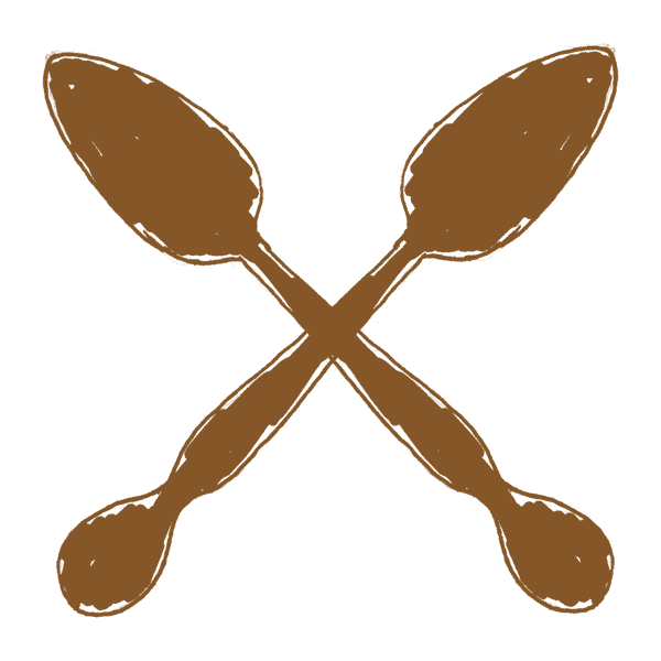 drawing of spoons