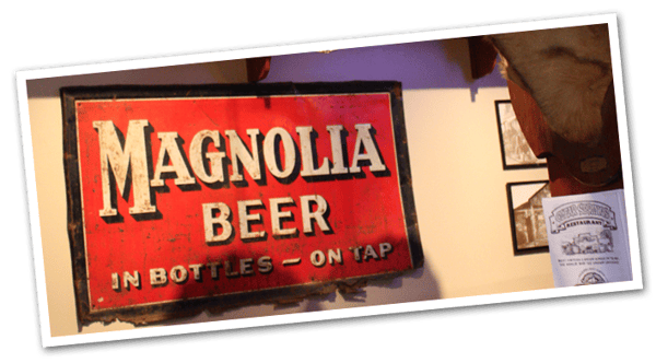 Magnolia Beer wall art
