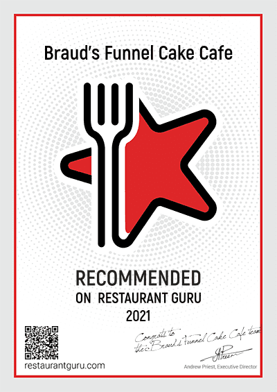 We have been awarded a Recommendation badge by Restaurant Guru based on customer reviews! THANK YOU!