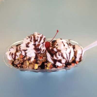 spoonful of ice cream