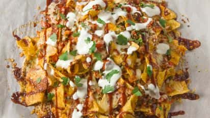 BBQ Nachos (Pulled Pork or Pulled Chicken)