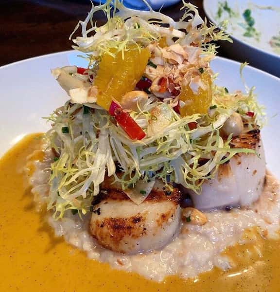 Scallop with Risotto