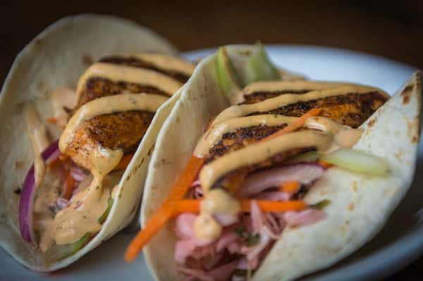 Salmon Tacos