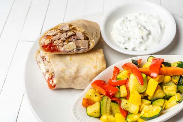 Chicken Grecian Wrap