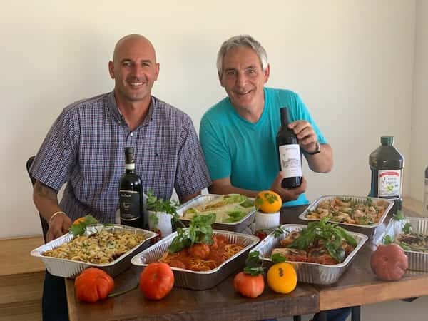 happy people and food