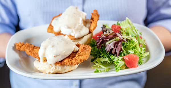 Chicken-Fried Benedict