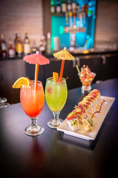 Drinks and Sushi