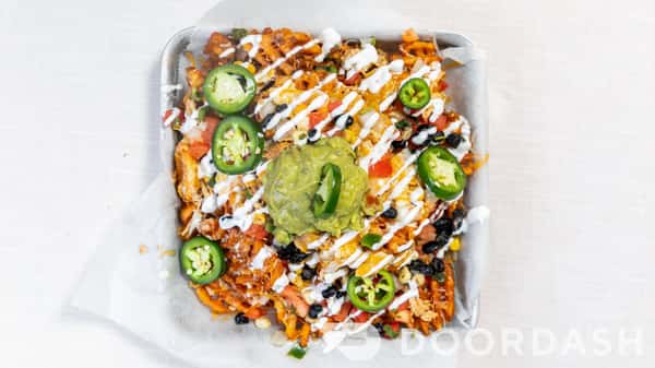 Waffle Nachos - Jethro's BBQ - Barbecue Restaurant in IA
