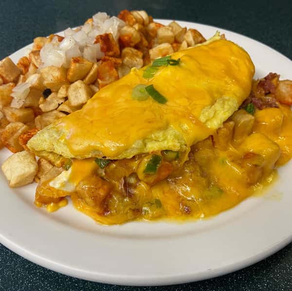 Au Gratin Potato Omelet