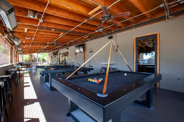 patio with games