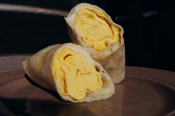 egg and cheese wrap