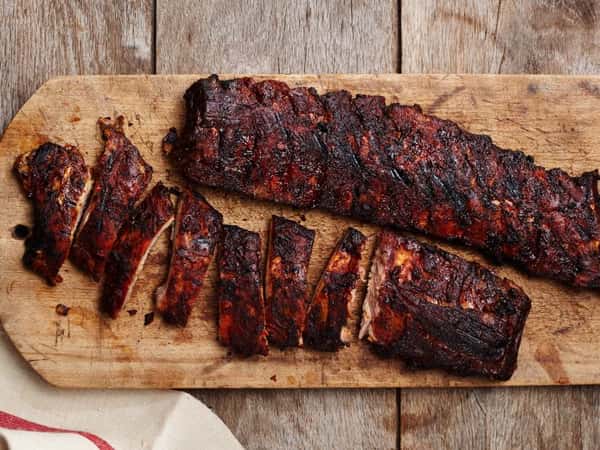 Full Rack Hickory Smoked Ribs