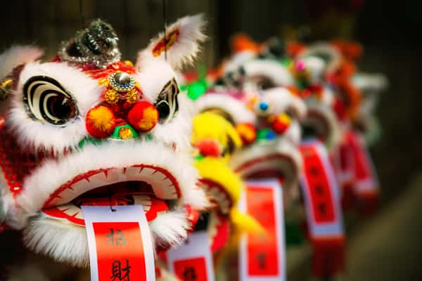 Lunar New Year Lion Dance in Scottsdale Ling Louie s Asian Bar