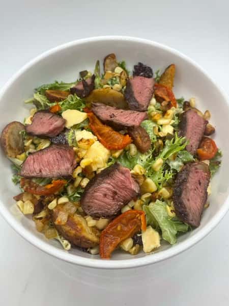 Steak and Greens