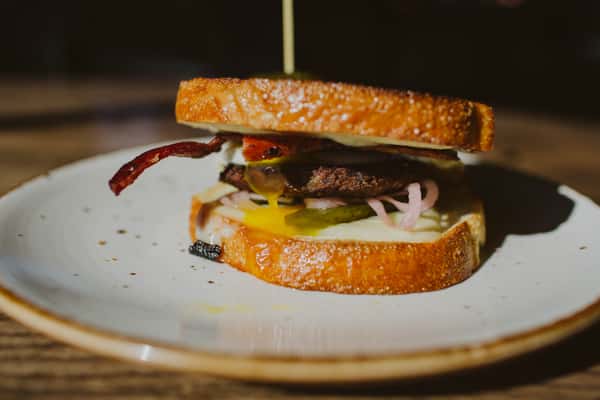Breakfast Patty Melt