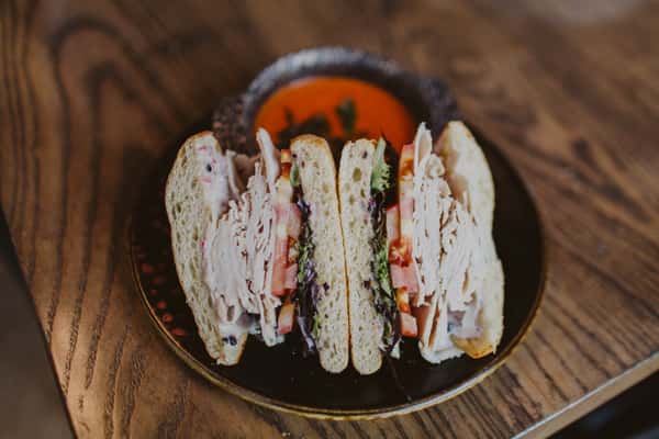 Turkey Berry Brie Sandwich