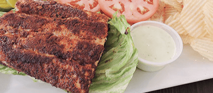 Grilled Cajun Mahi Sandwich