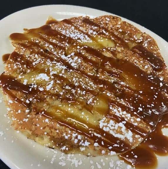 Caramel Apple Upside Down Pancake (Single Stack)