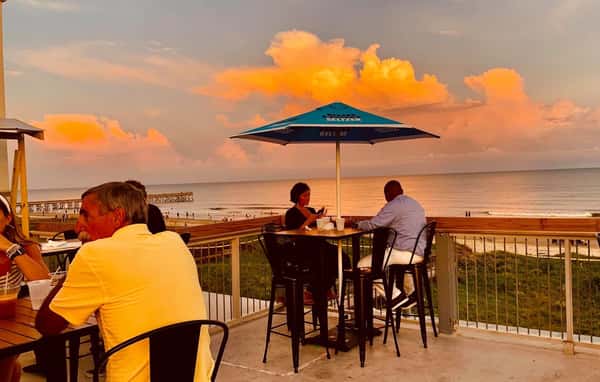 Roof Top Bar Coconut Joe's American Restaurant in Isle of Palms, SC