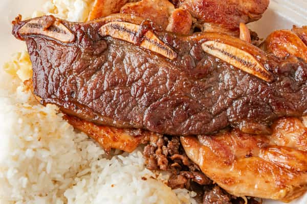 Hawaiian BBQ Mix Plate - Aloha Eats