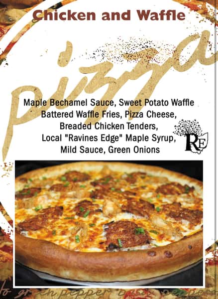 January Pizza of the Month "Chicken & Waffle"