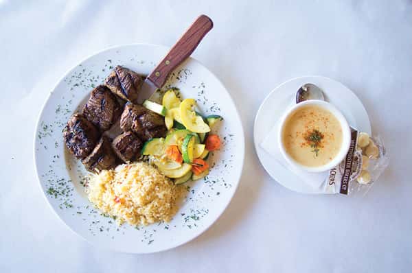 Steak Tips & Clam Chowder
