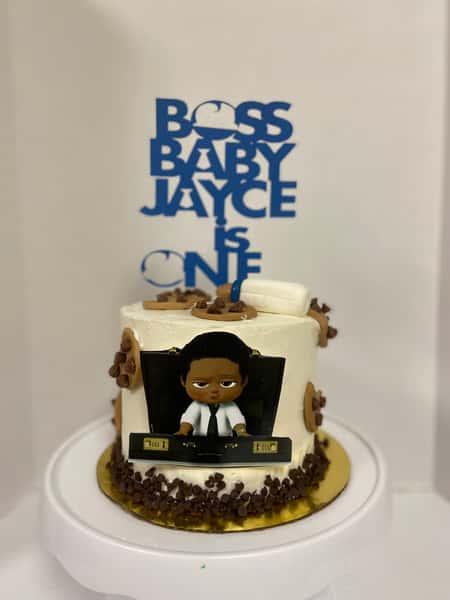 Boss baby cake