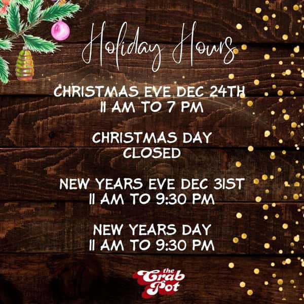 Mud Pie Restaurant Menu The Crab Pot Long Beach Seafood