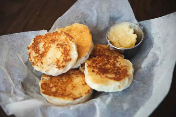 Grilled Honey Butter Biscuits