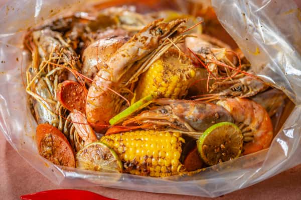 HEAD ON SHRIMP WITH MR. DIABLO SAUCE
